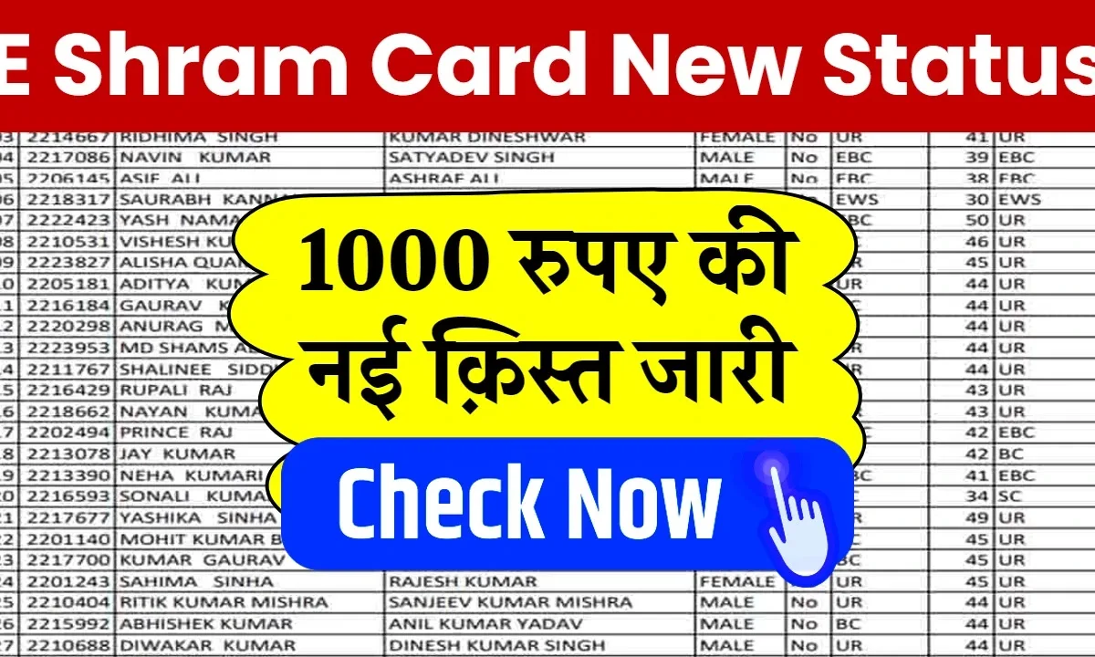 E-Shram Card