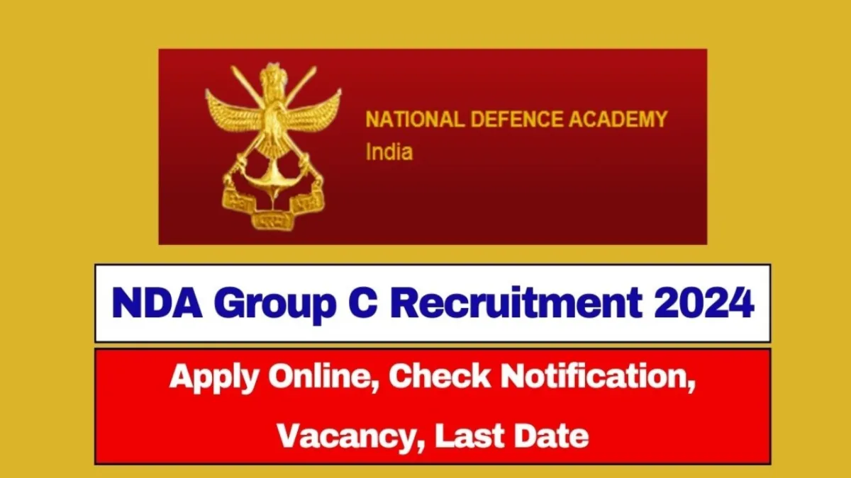 National Defense Academy Recruitment 2024