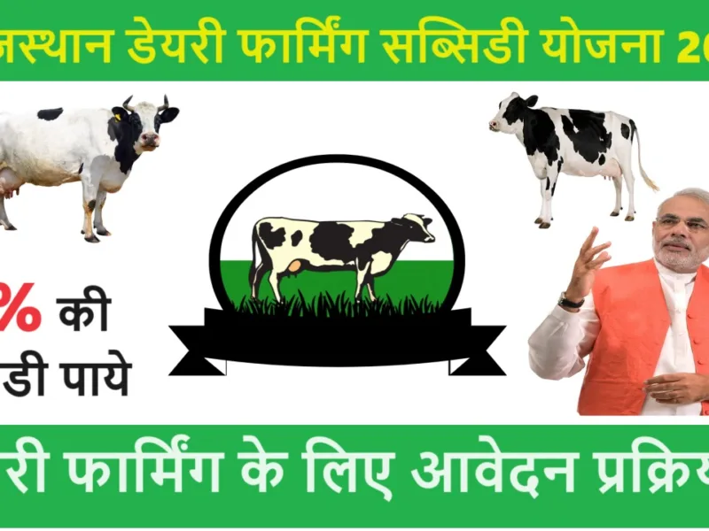 Rajasthan Dairy Farming Subsidy Scheme 2024