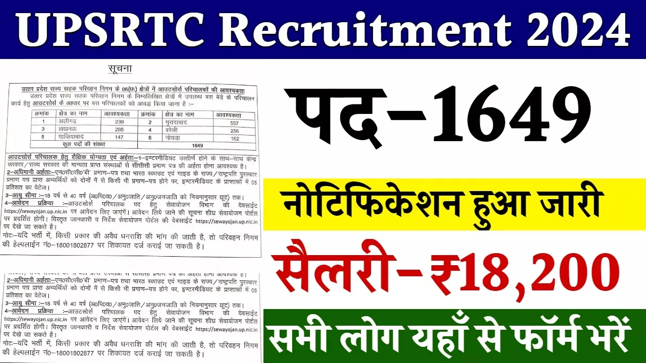 UPRTC Recruitment 2024